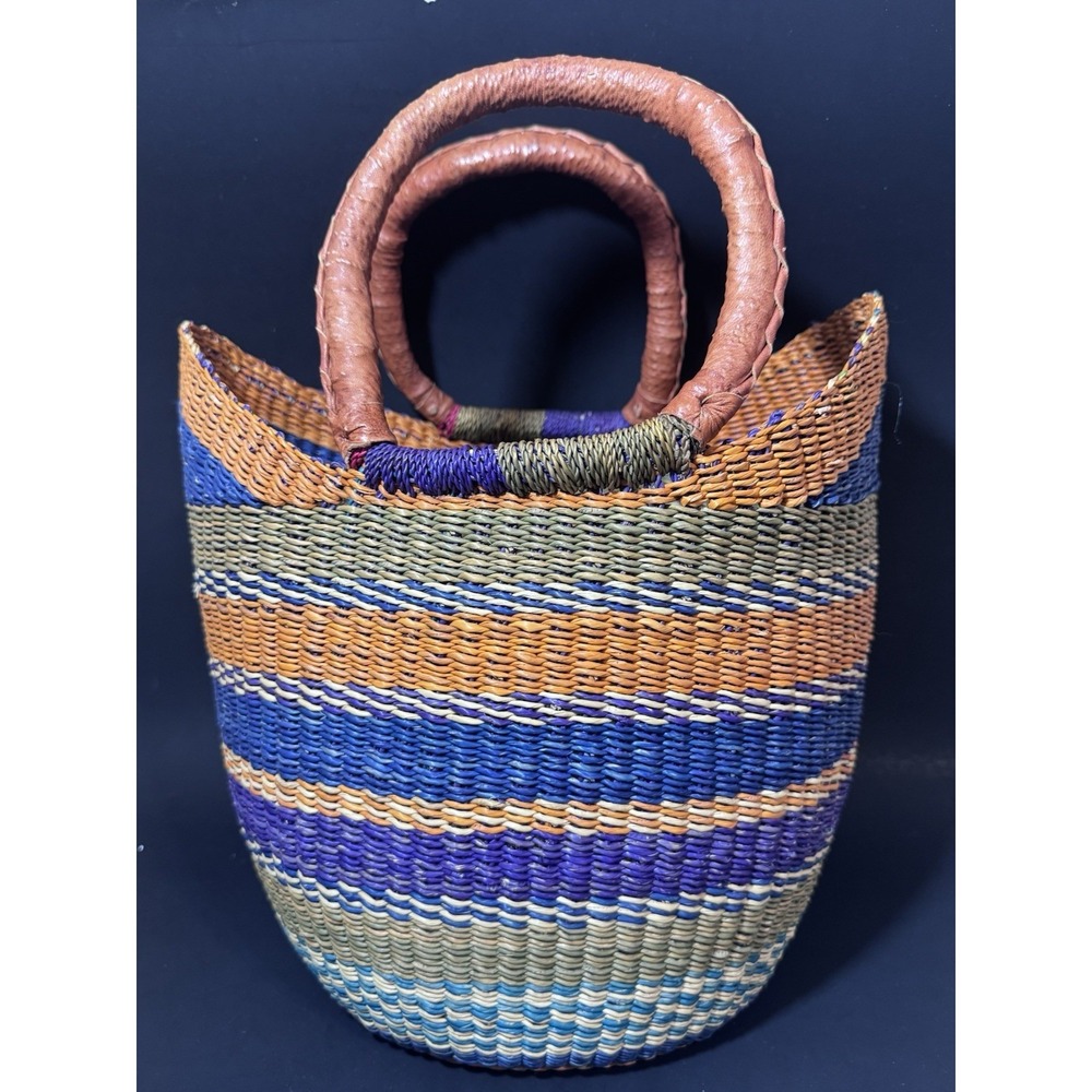 African Bolga Basket‎ U Shopper Tote Basket